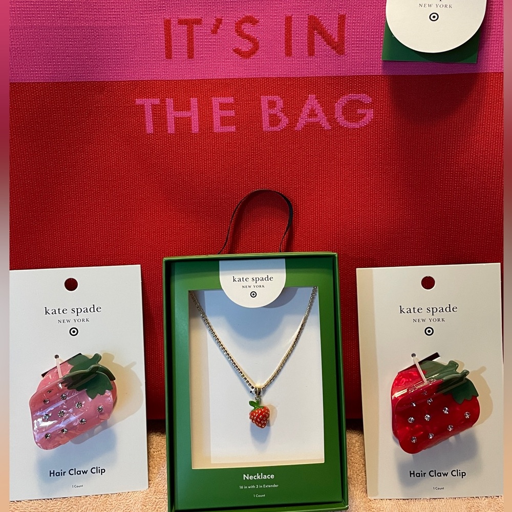 Kate spade Lot of 3 : strawberry